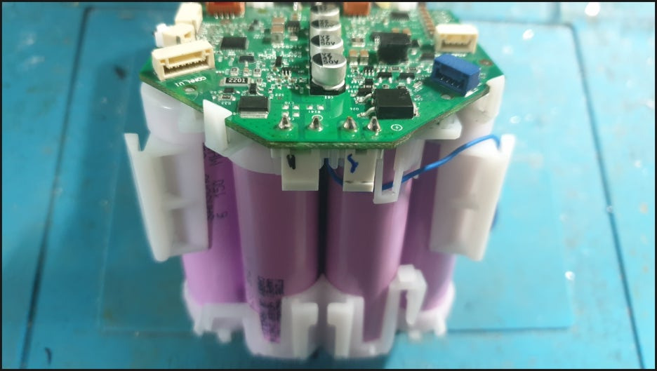 삼성 INR18650-30Q셀과 회로(BMS) 연결