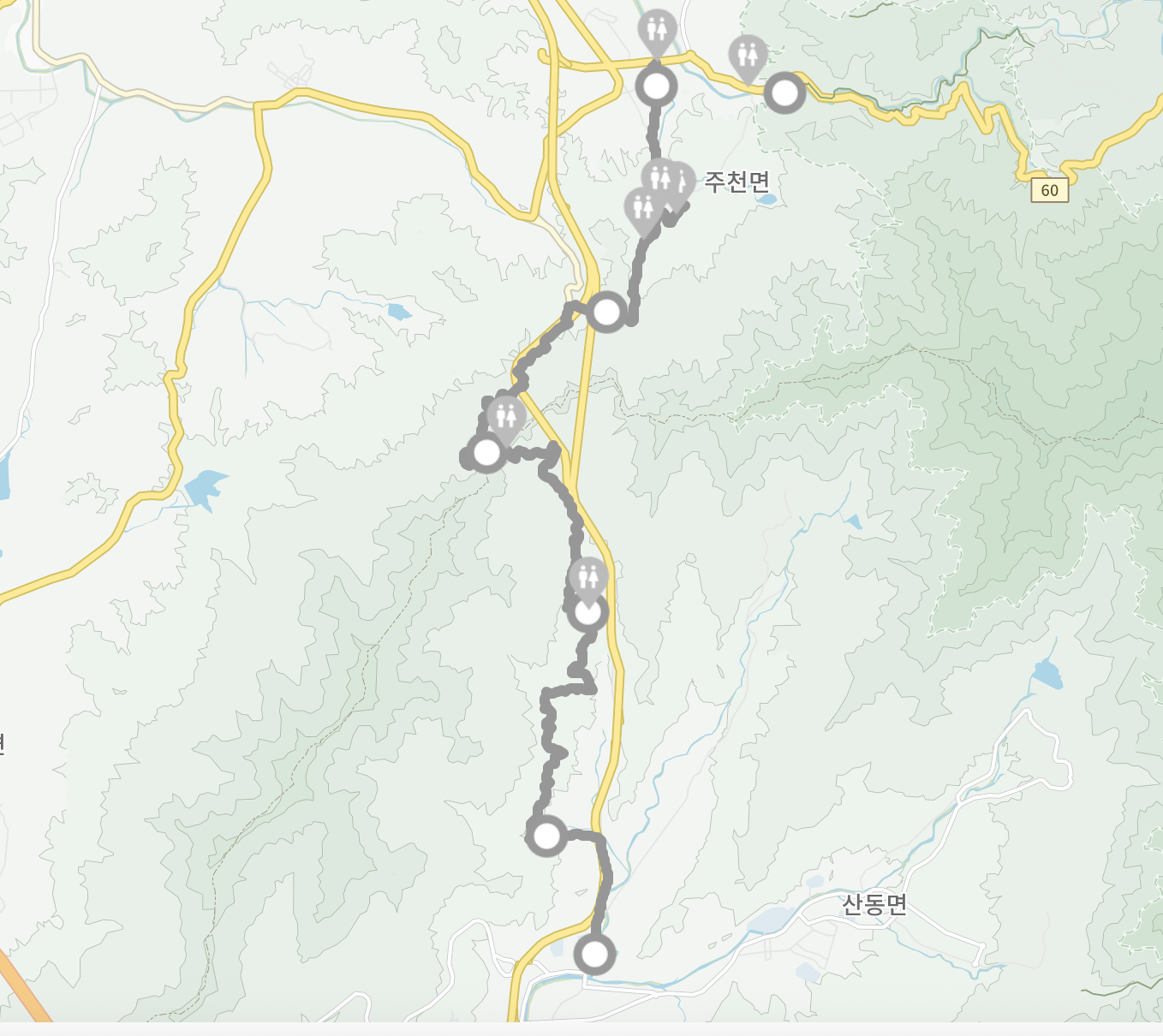 구례 지리산 둘레길 21코스