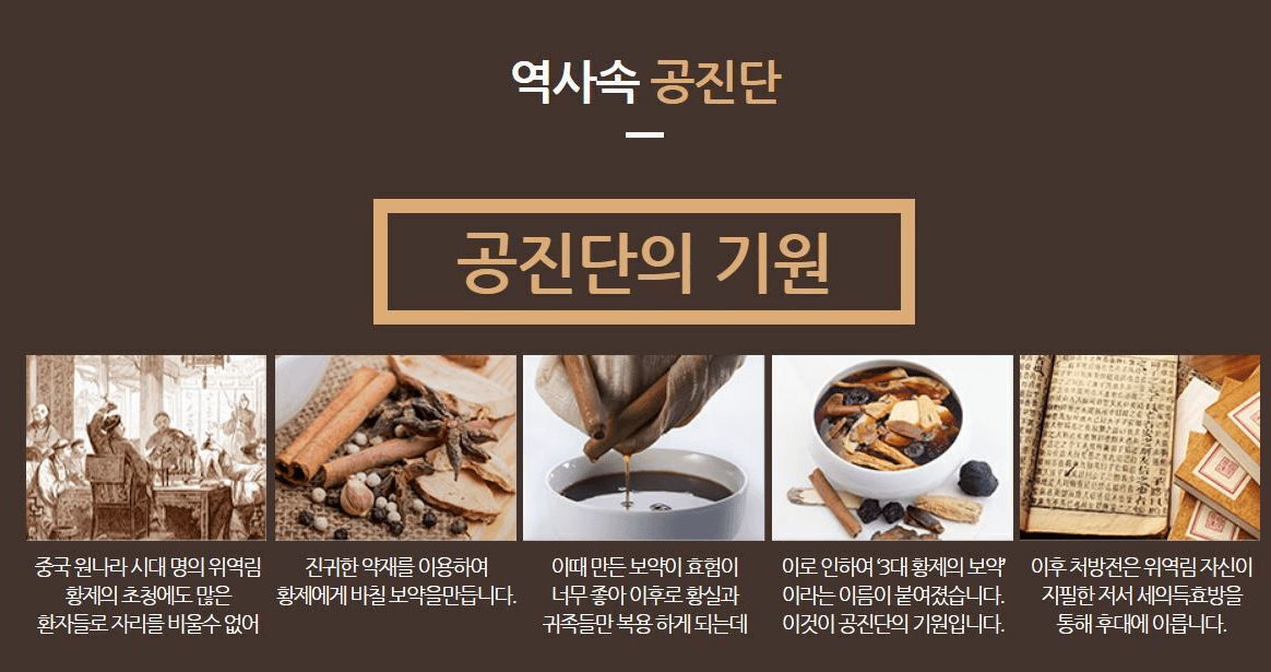 공진단 가격 효능 복용방법 부작용 총정리