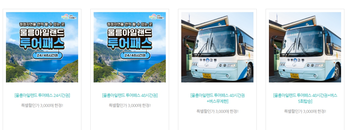 울릉아일랜드 투어패스란