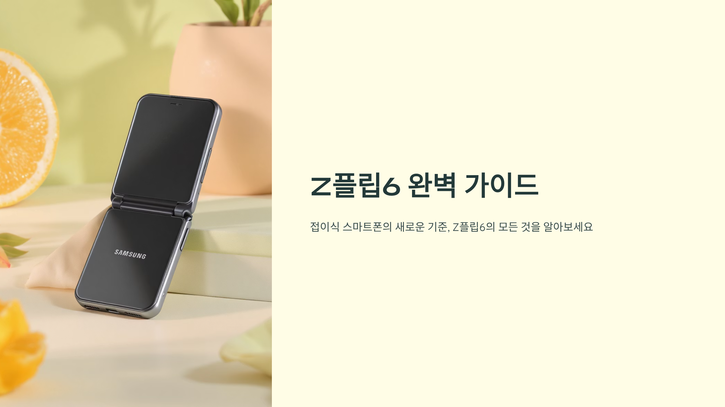 Z플립6 실사용 후기, 폴더블폰 선택 가이드