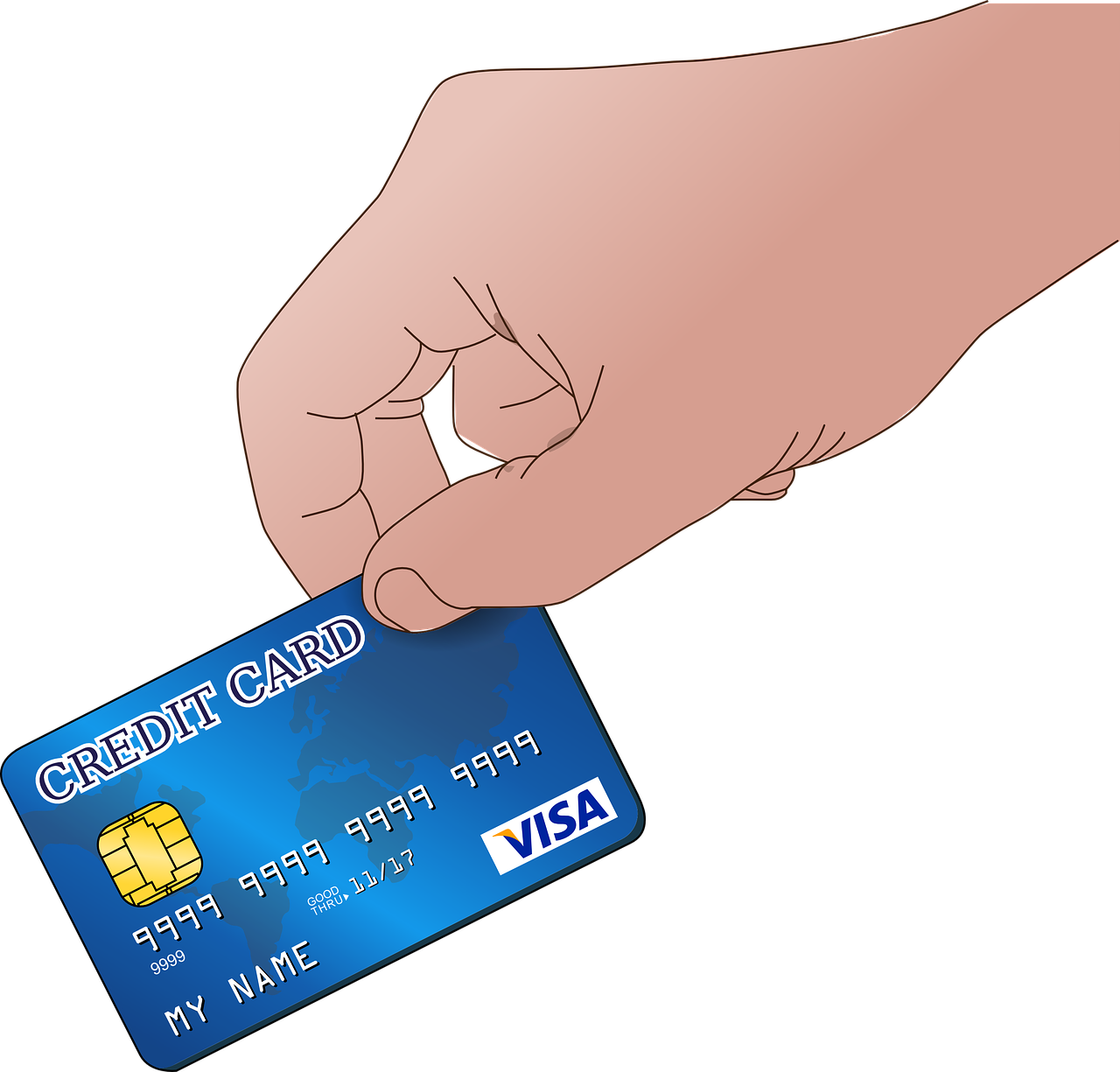 비자카드의 사용 방법