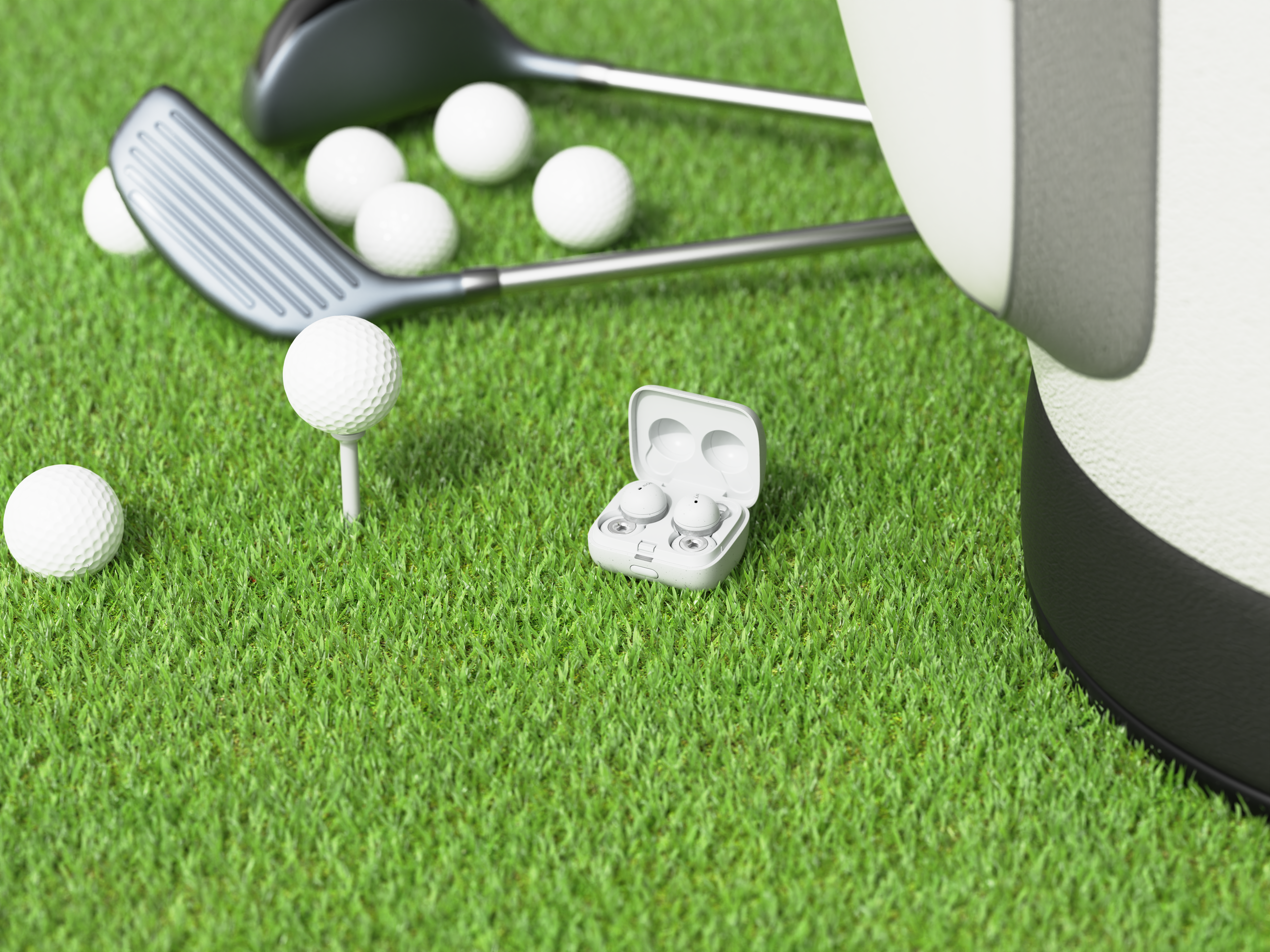 블루투스 무선 골프 이어폰 소니 링크버즈