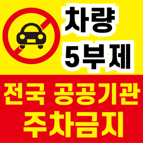 공공기관 차량 5부제 시행