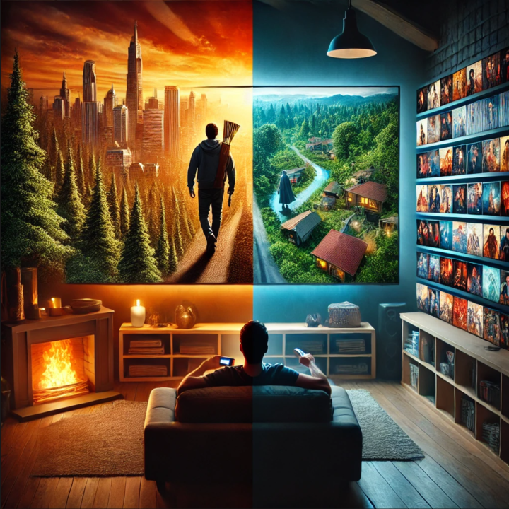 영화 드라마 비교에 대한 사진