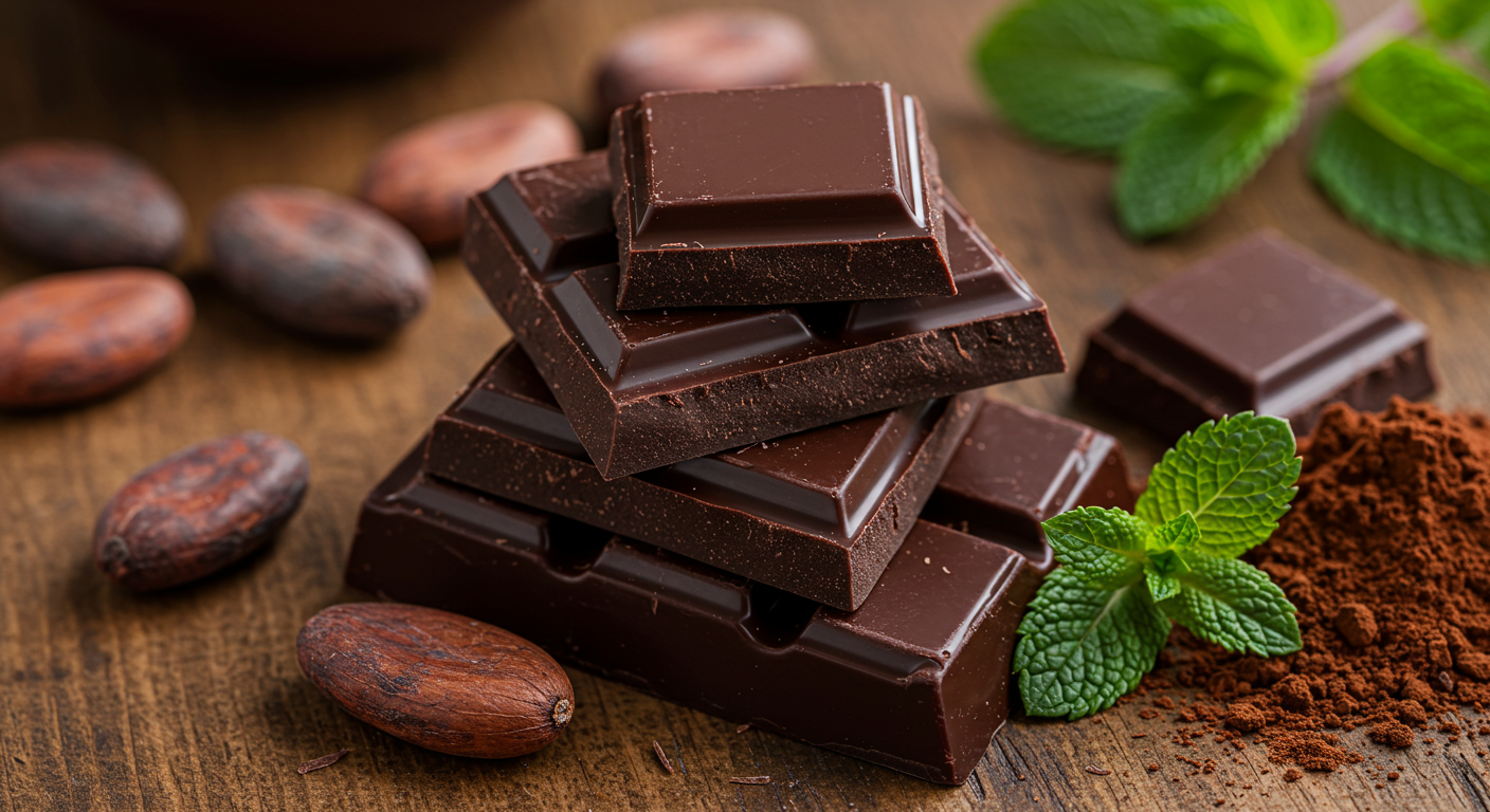 🍫 다크초콜릿의 놀라운 효능 5가지 – 달콤함 속 건강을 챙기자!