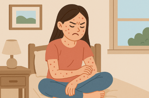 물놀이 후 두드러기