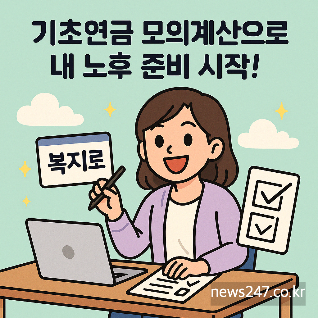 기초연금 복지서비스 모의계산 방법과 활용법 총정리 (최신)