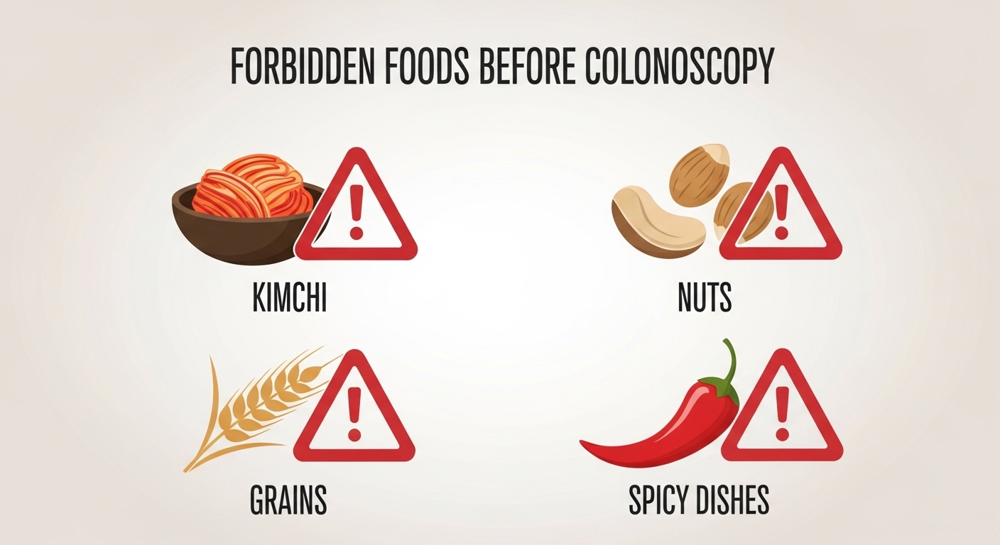 대장내시경 전 먹어도 되는음식