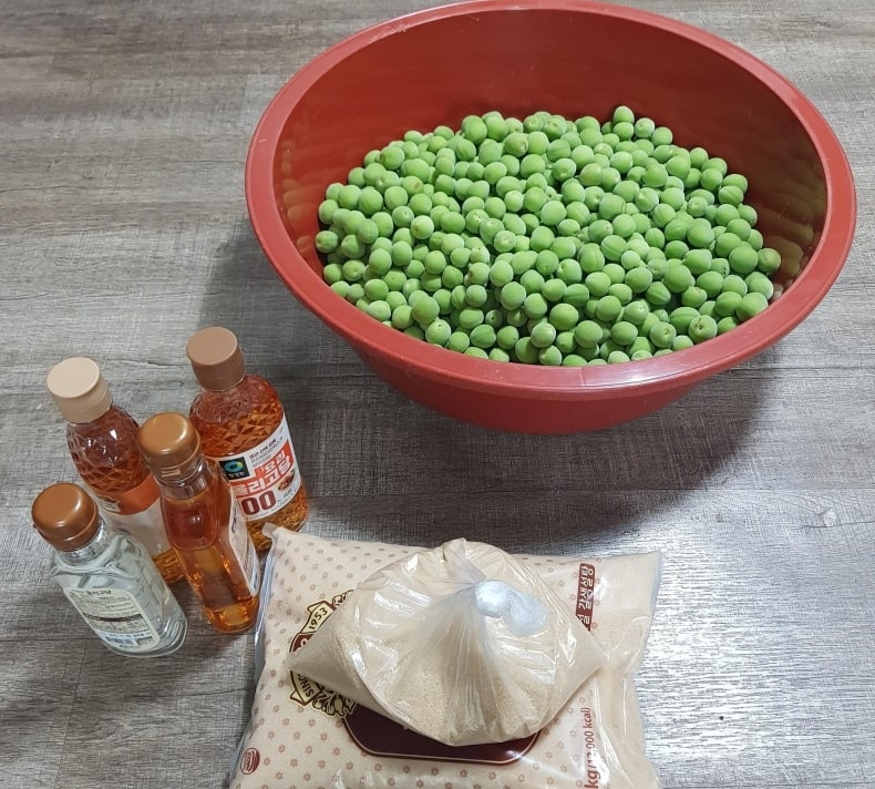 매실 청 재료 준비