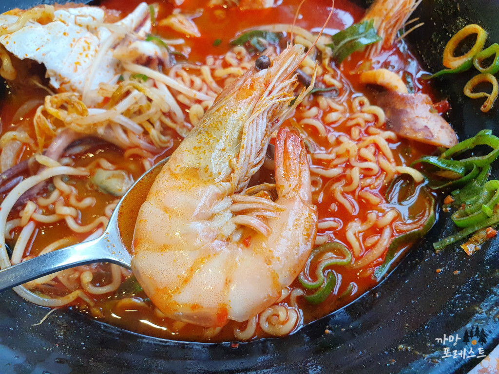 아리아 식당 새우