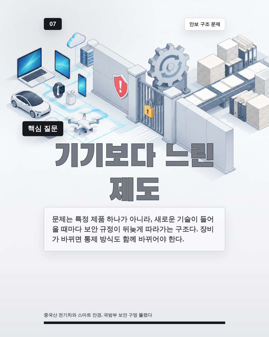 기기보다 느린 제도