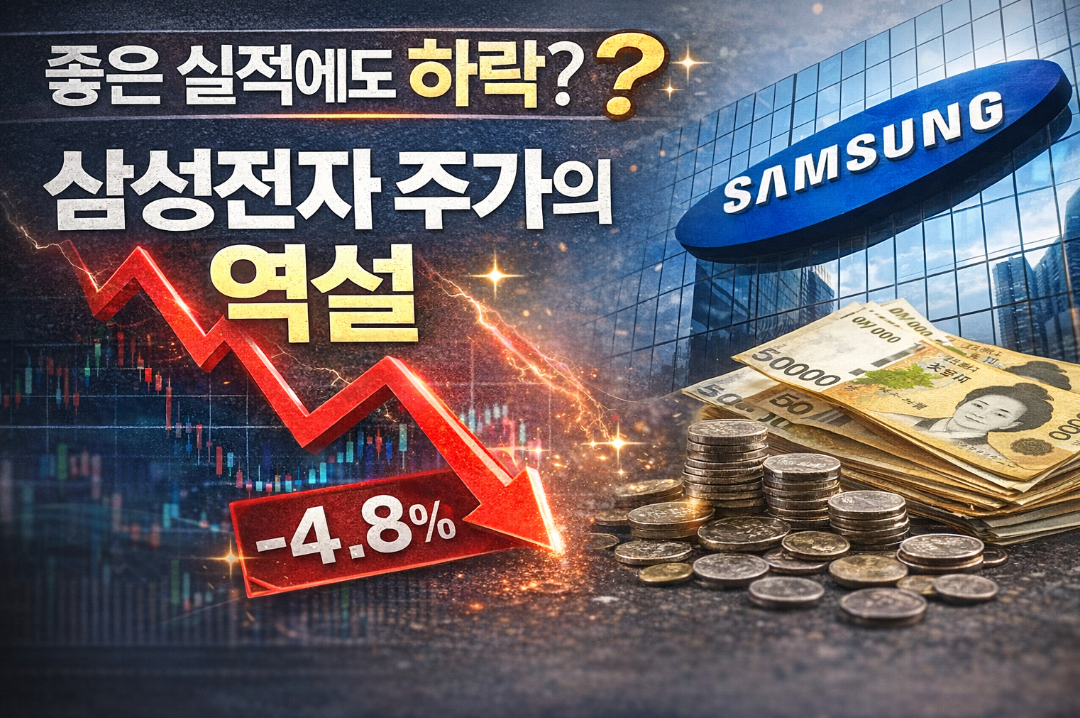 좋은 실적인데 왜? 삼성전자 주가 하락의 역설