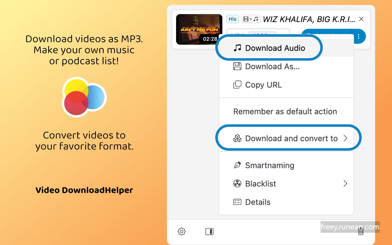 비디오 다운로드헬퍼(Video DownloadHelper) 다운로드