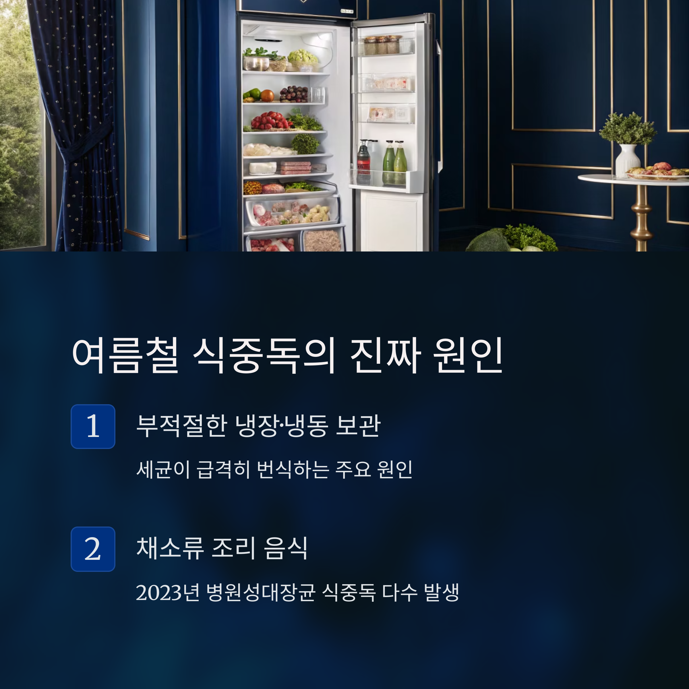 여름철 식중독의 진짜 원인