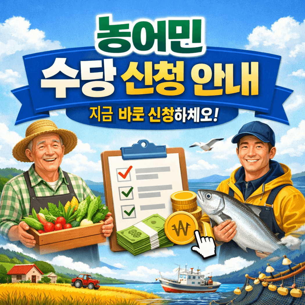 농어민수당 신청 안내