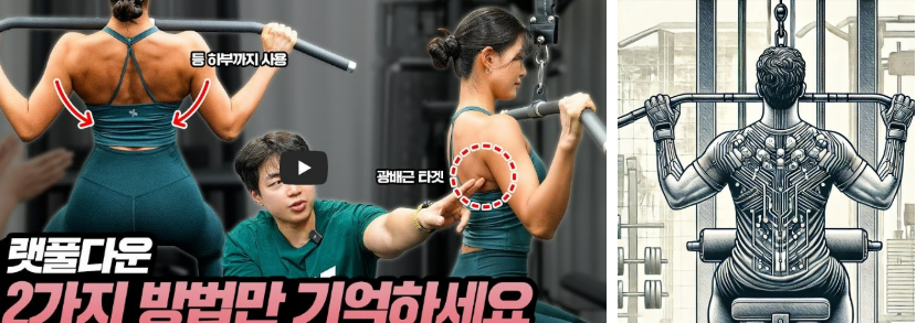 랫 풀 다운 운동 방법