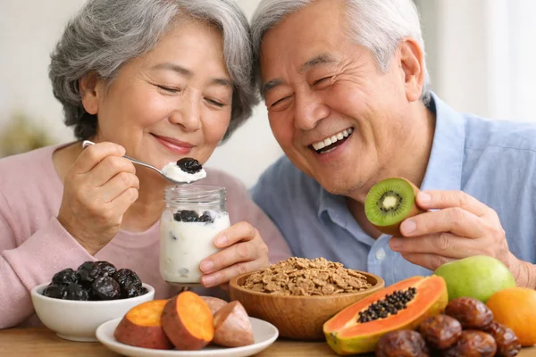 장 활동을 촉진하는 식사 장면