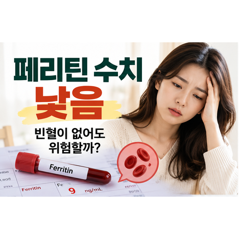 페리틴 수치 낮음