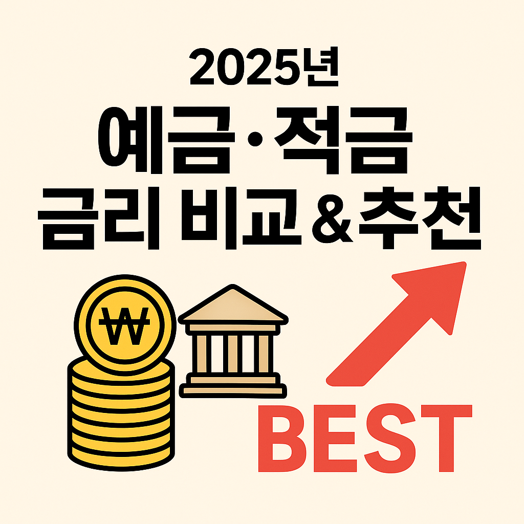 2025 예금/적금 금리 비교와 추천