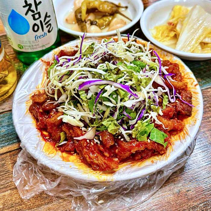 생방송 오늘저녁 대전 중앙시장 수구레볶음 맛집