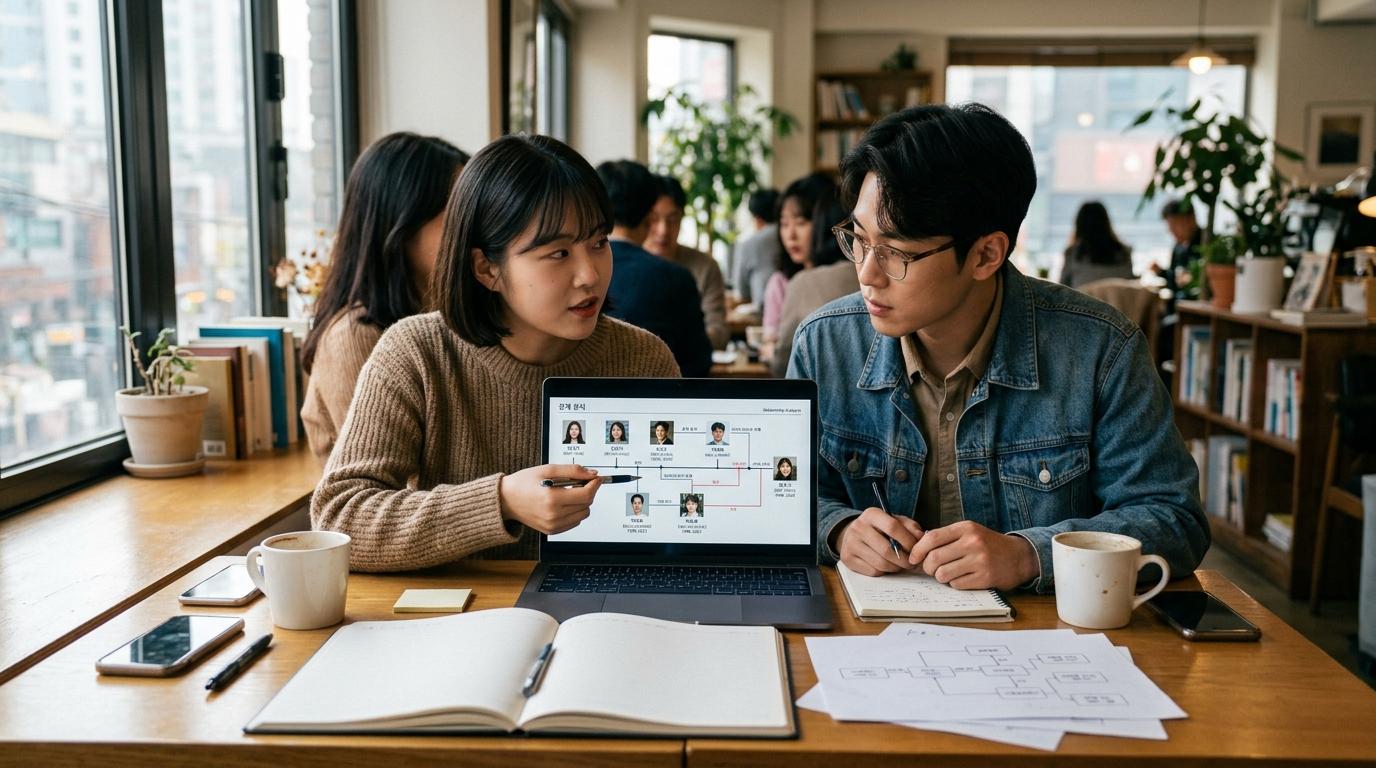 인물 연표 및 관계 분석