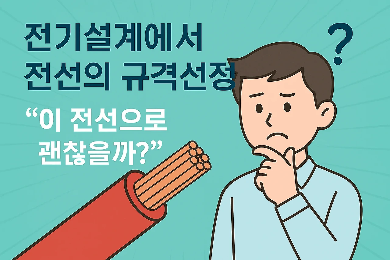 이 전선으로 괜찮을까?”
