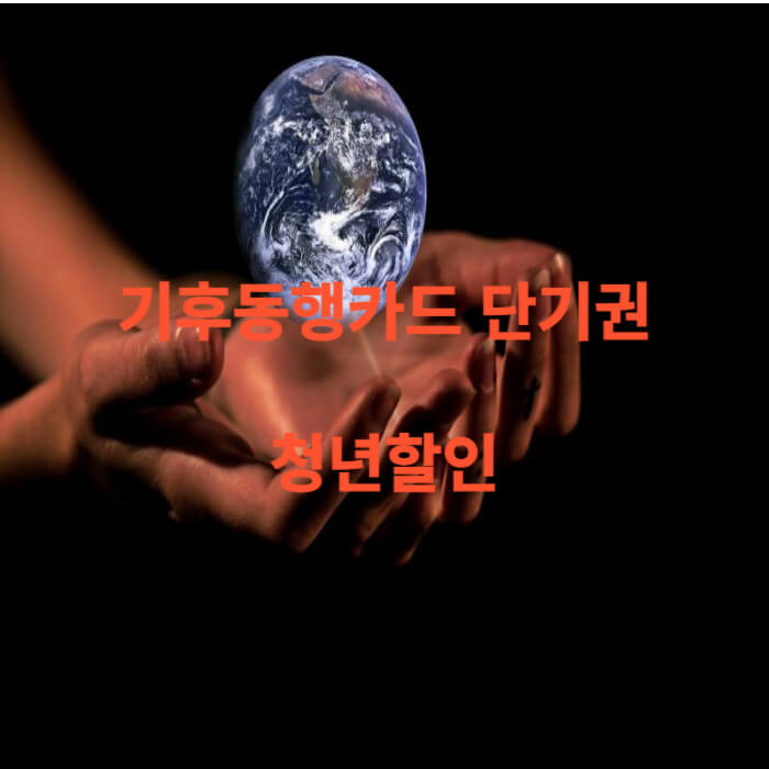 기후동행카드 단기권 청년할인