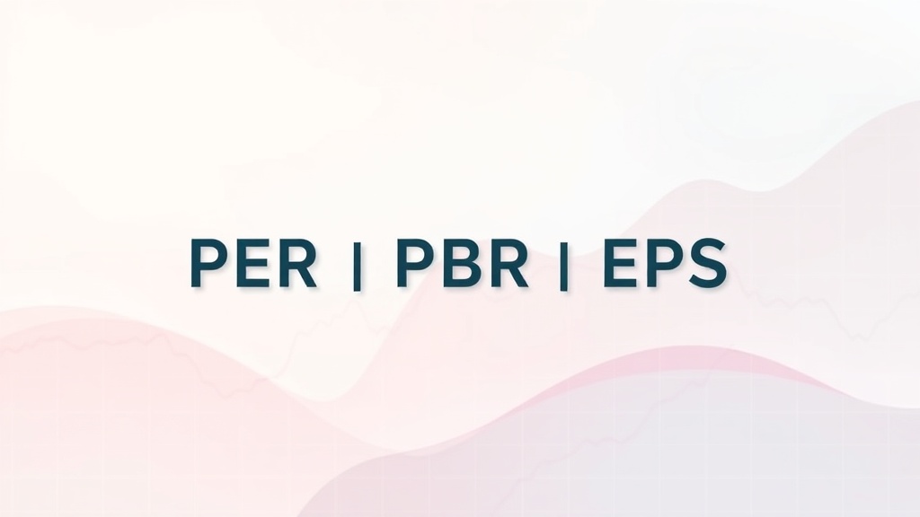 PER, PBR, EPS