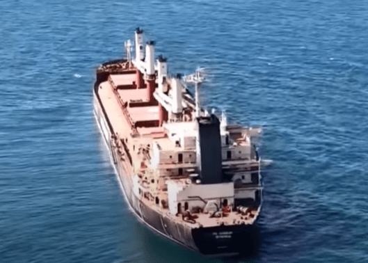 흑해를 항해하는 곡물 수출 선박