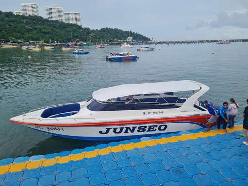 산호섬 투어 배