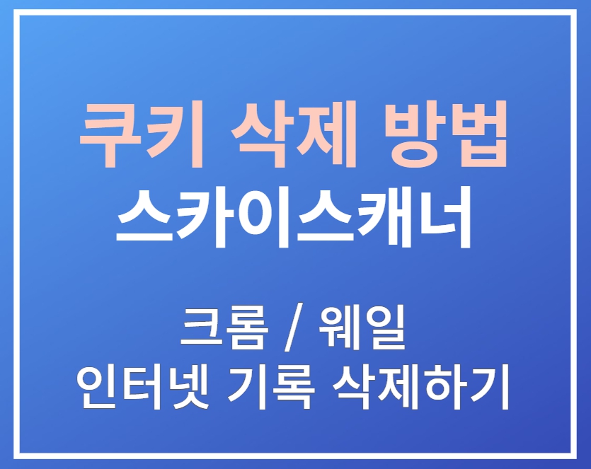 스카이스캐너_쿠키_삭제