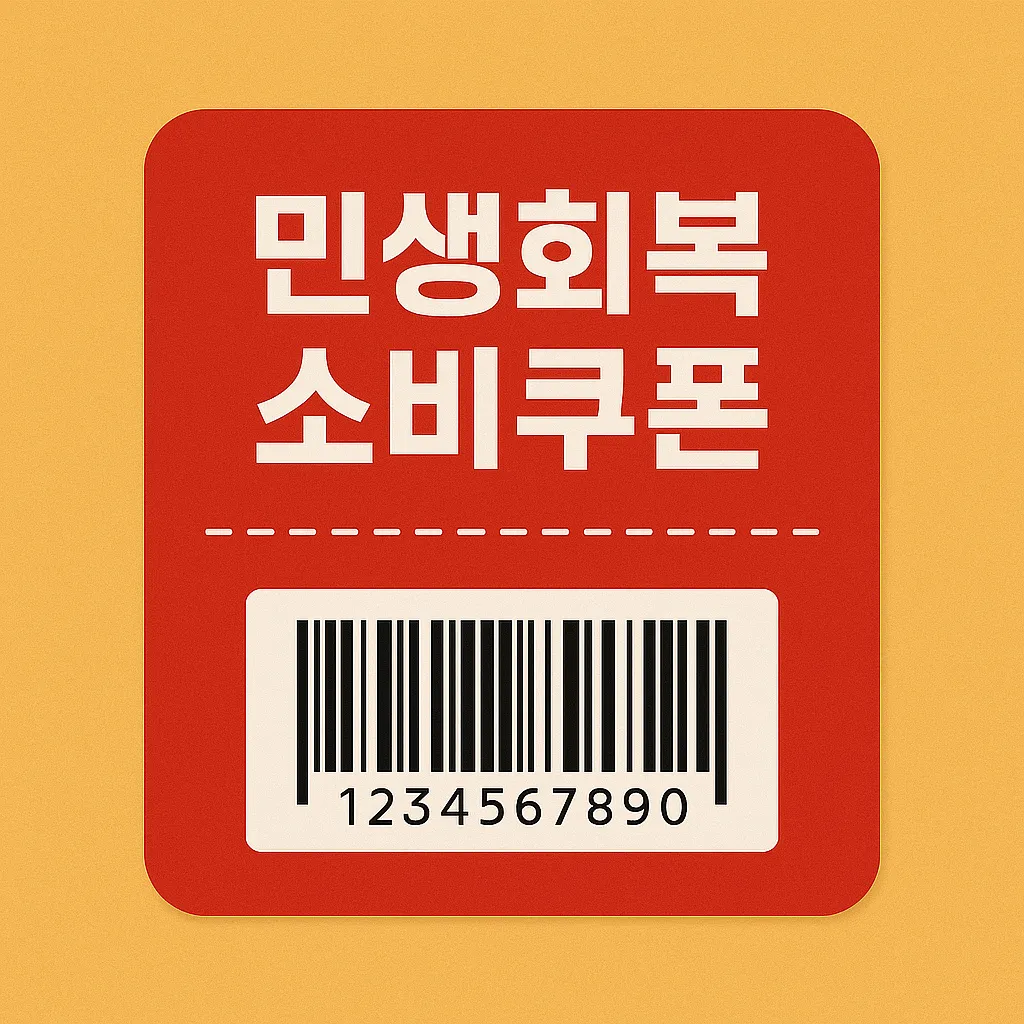민생회복 소비쿠폰 