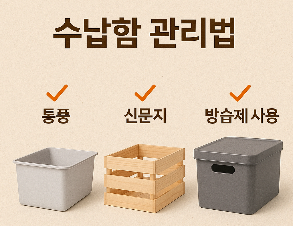 수납함 관리법