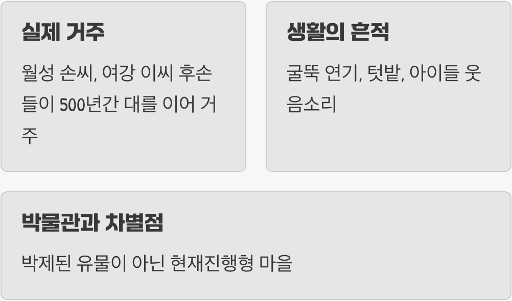박제된 유물이 아닌, 살아있는 역사