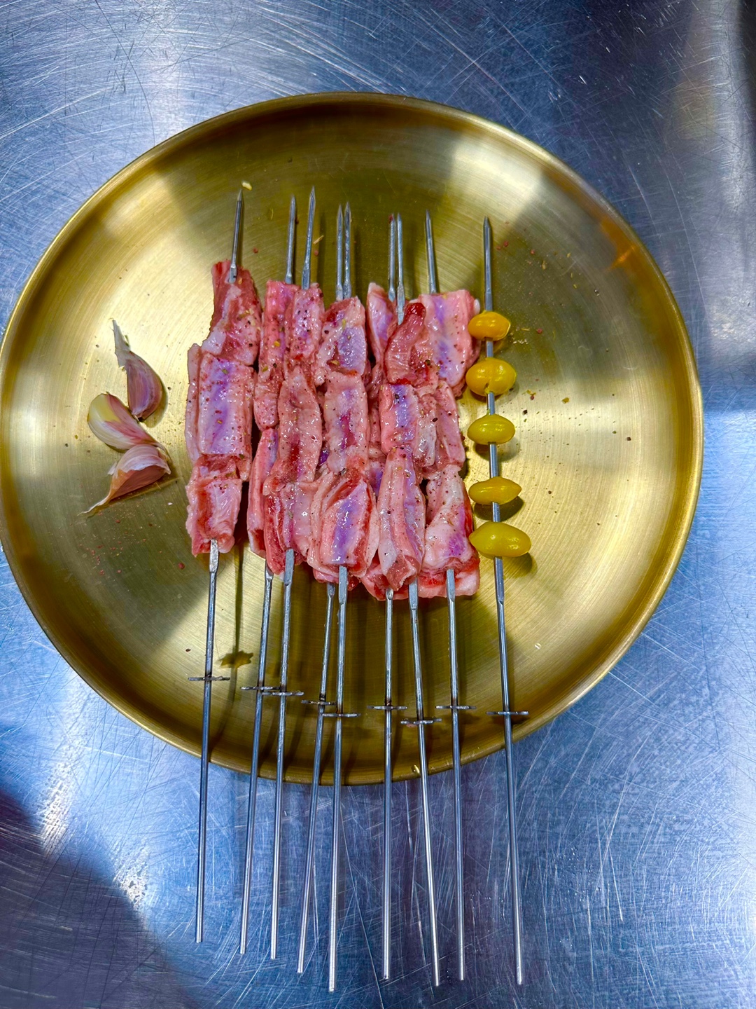 황금양꼬치