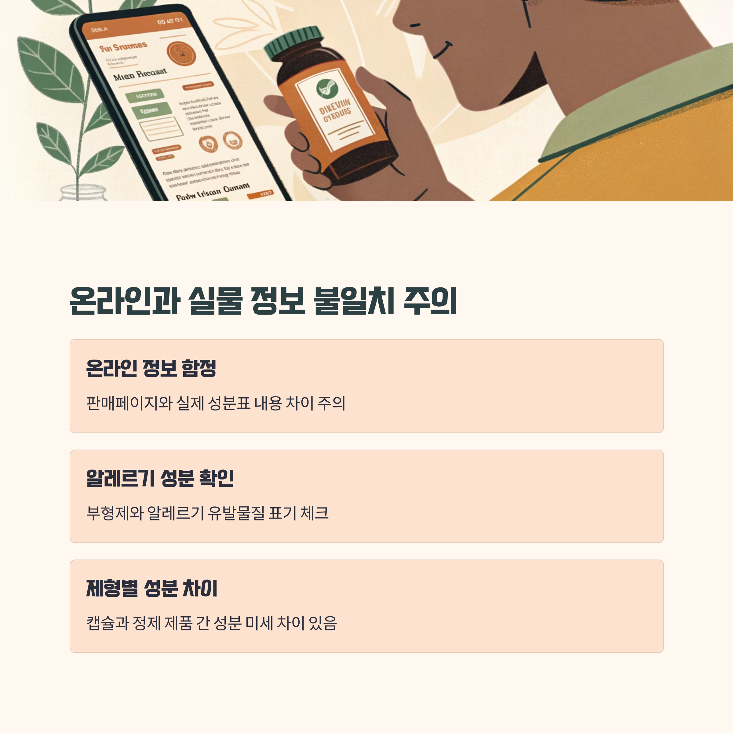 표시사항의 함정