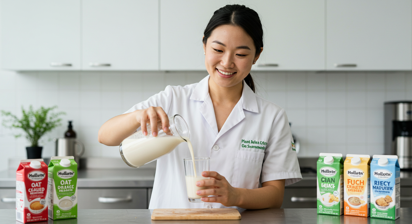 밀크테이스팅 거품형성 분리현상 안정제유무