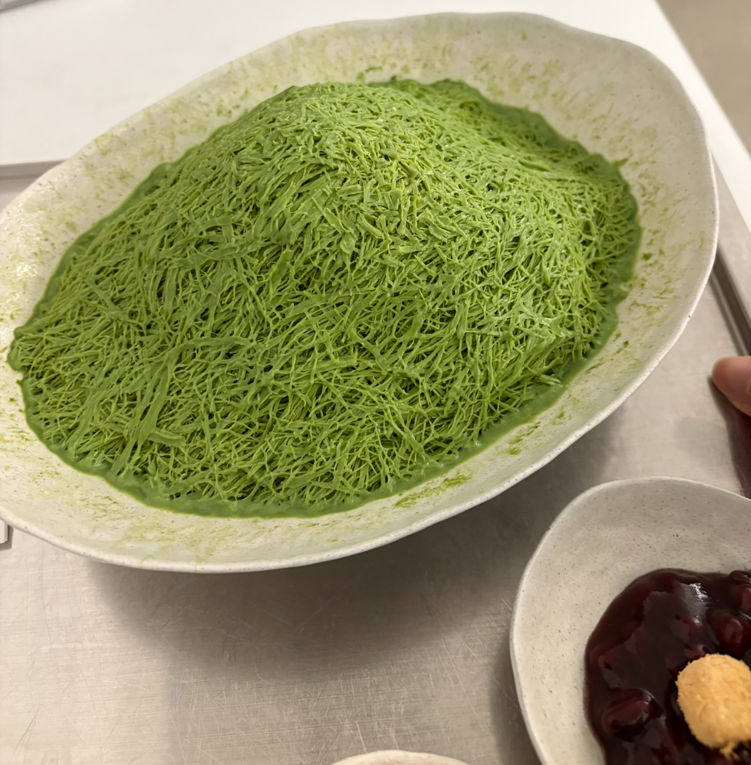 말차빙수