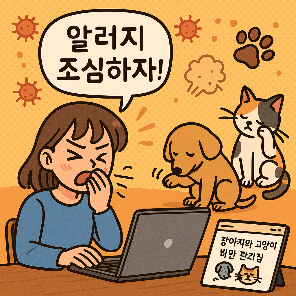 반려동물 알러지 반응