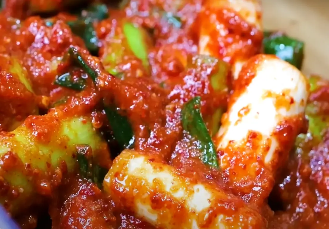 대파 김치 사진