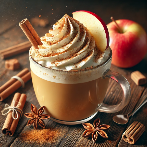 애플 시나몬 라떼