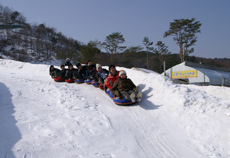 대관령 눈꽃마을 눈썰매장