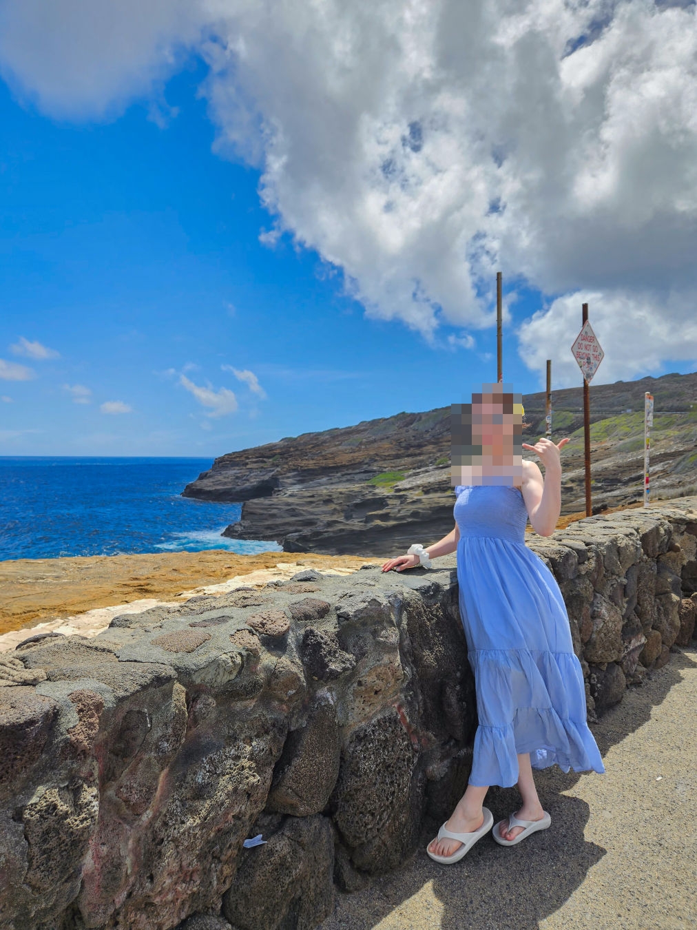 라나이 전망대 인증샷