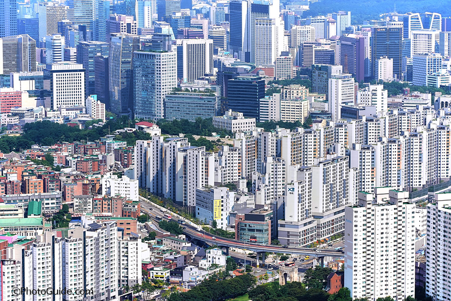 서울시내전경,서울아파트고층빌딩풍경-PhotoGuide.com