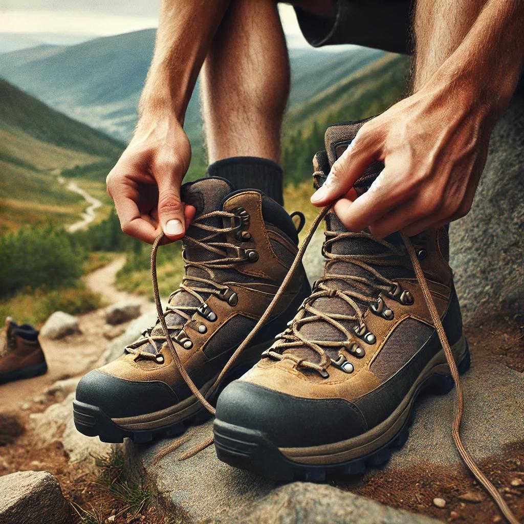 등산화 묶는법