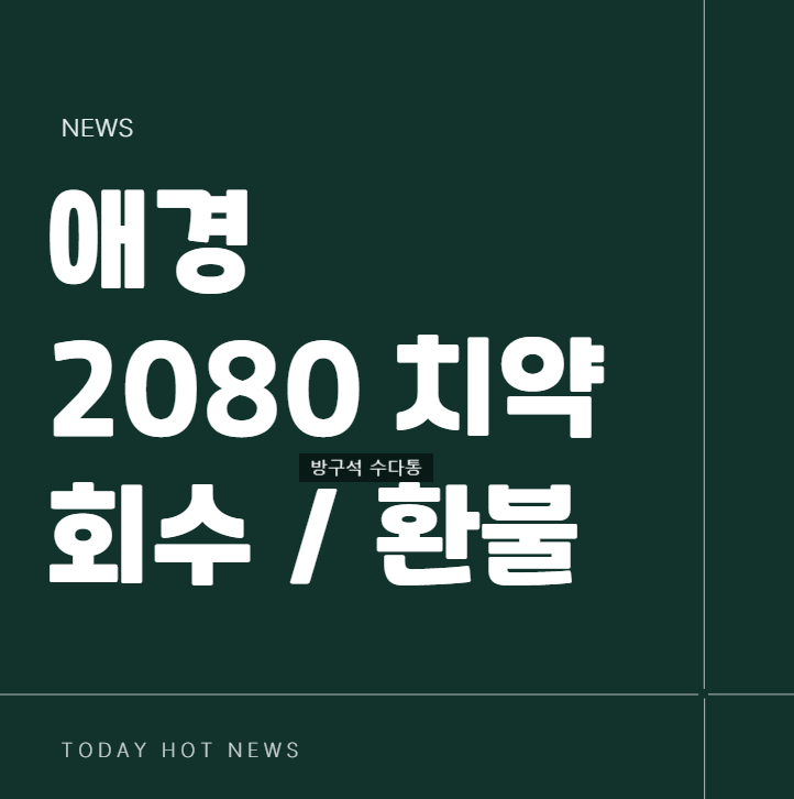 2080치약 리콜 총정리|대상 제품·이유·소비자 대응법 한눈에