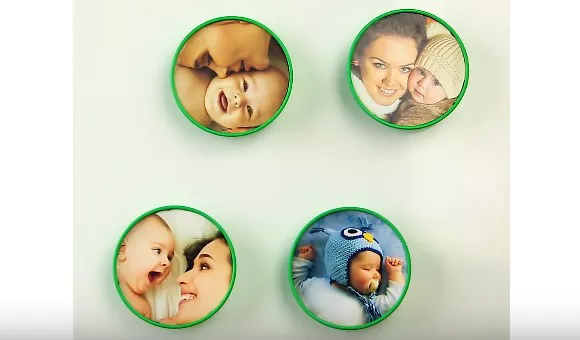 병 뚜껑을 이용한 액자