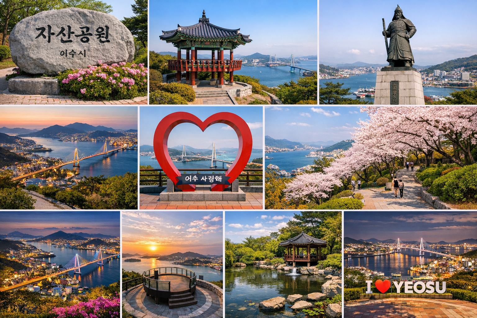 자산공원 겨울 산책 명소 여수, 겨울여행