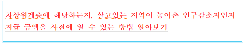 민생회복지원금